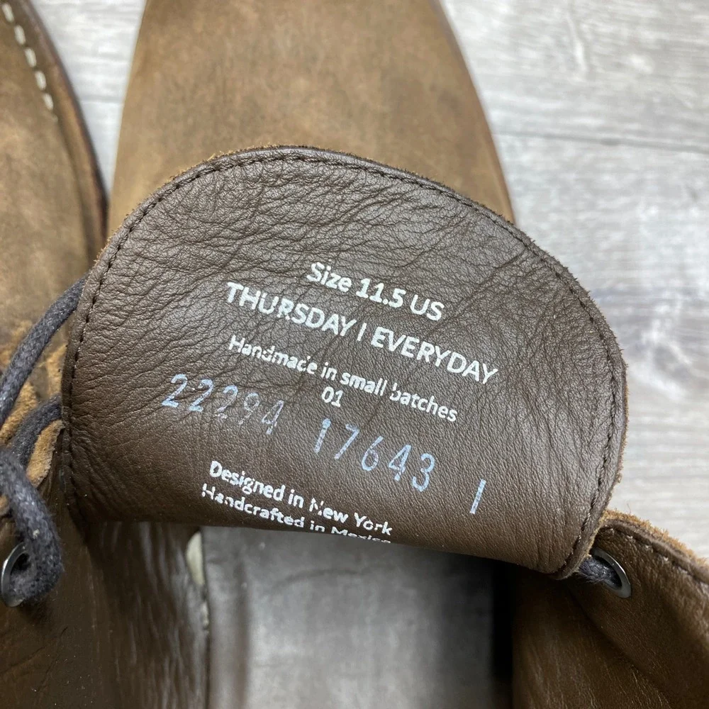 Thursday Boot Co Scout Chukka Mens‎ 11.5 Brown Suede Desert Boots